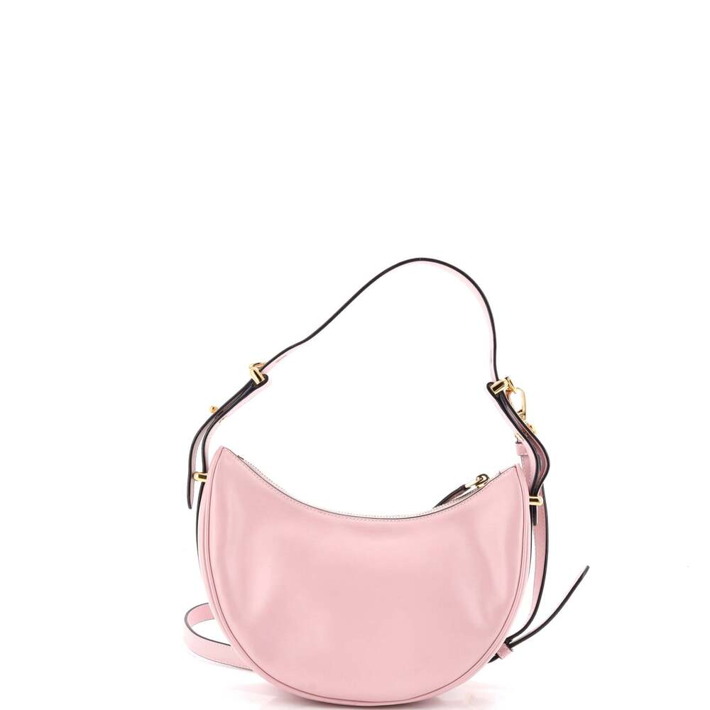 Prada Arque Half Moon Hobo Leather #234353P24B - Picture 3 of 6